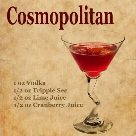 COSMOPOLITAN ČUVENI ŽENSKI KOKTEL