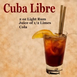 CUBA LIBRE KOKTEL - SLOBODNI RITAM KUBE