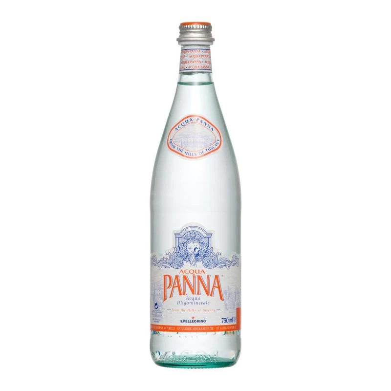 Acqua Panna San Pellegrino Negazirana Voda 0.75L u staklenoj flaši u paketu od 15 komada