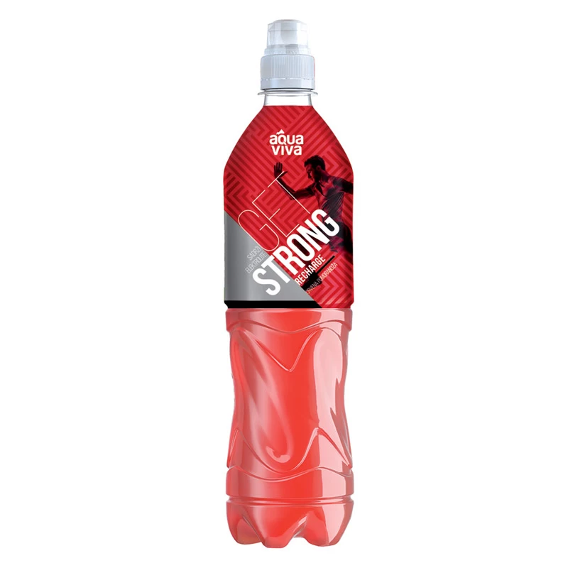 Mineralna Voda Aqua Viva Sport Recharge - Crvena Pomorandža 0.75L PET ambalaža u paketu od 12 komada