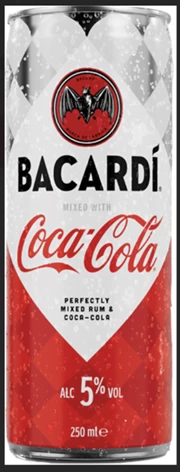 Bacardi&coke 25cl Can