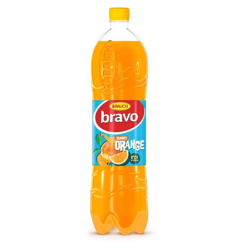 Bravo Sunny Pomorandža Rauch Sok 1.5L Pvc ambalaža u paketu od 6 flaša