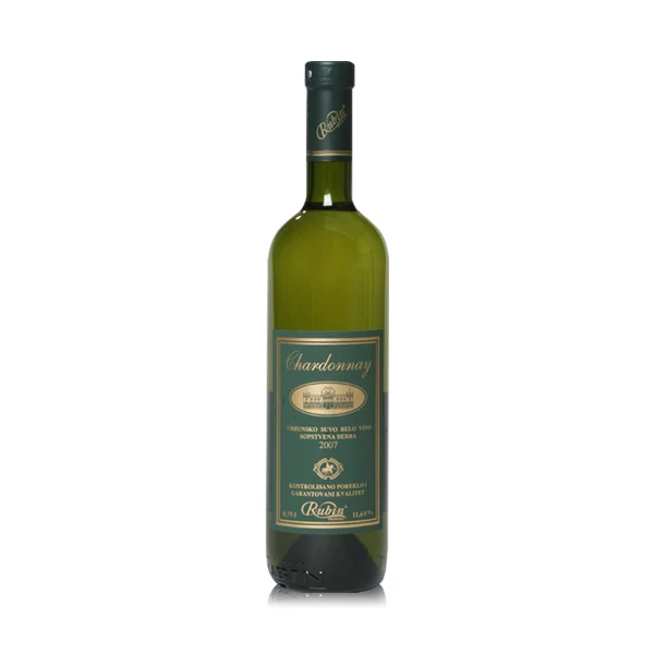 Vrhunsko Suvo Belo Vino Chardonay Rubin 0.75L