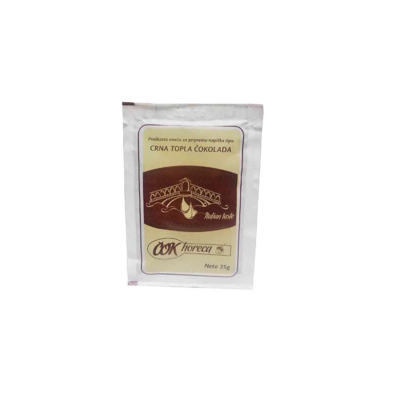 Crna Topla Čokolada Horeca 25g u paketu od 20 kesica