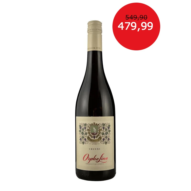 Crveno Vino Orfelin Vinarija Kovačević 0.75L