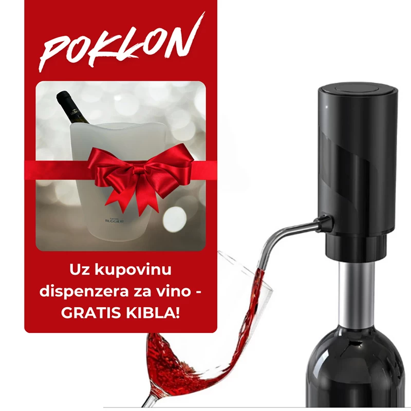 Električni dispenzer za vino
