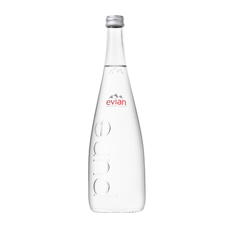 Evian Voda 0.75L u staklenoj flaši u paketu od 12 komada