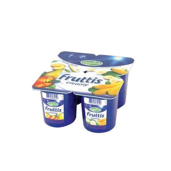 Fruttis Voćni jogurt Breskva Kruška Banana Campina 4x125g paket 6x4x125g