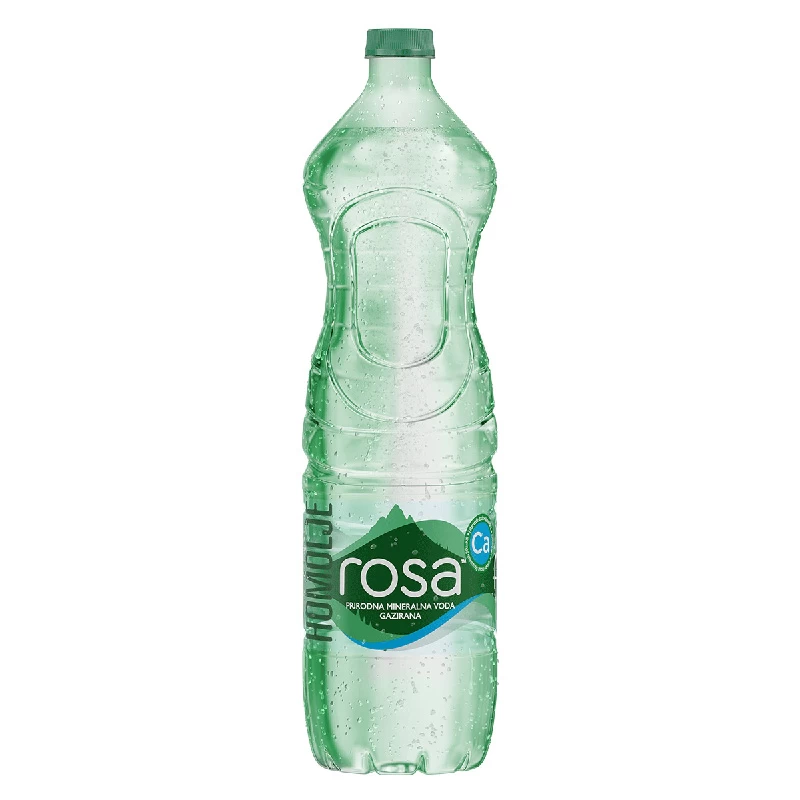 Gazirana voda Rosa 1.5L u PET ambalaži u  paketu pod 6 komada