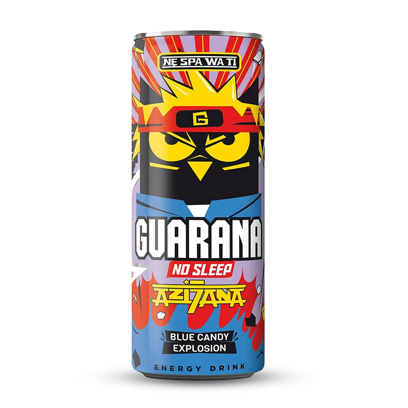 Guarana Azijana Blue Candy 0.25L u limenci 