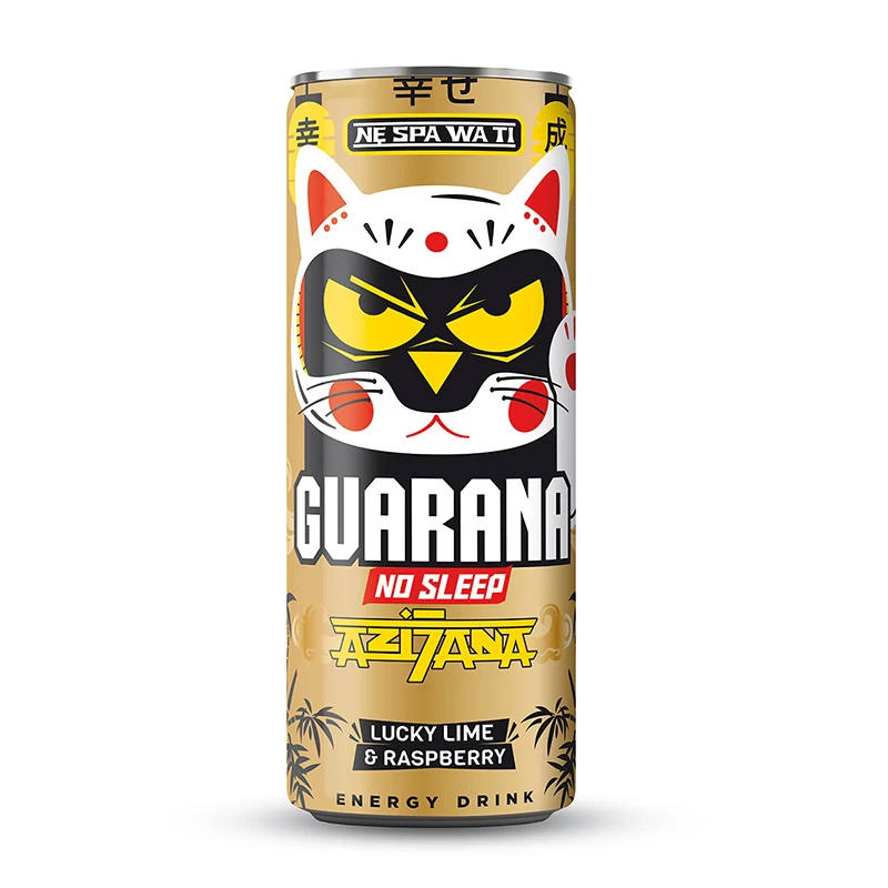 Guarana Azijana Lucky 0.25L u limenci u paketu od 12 komada