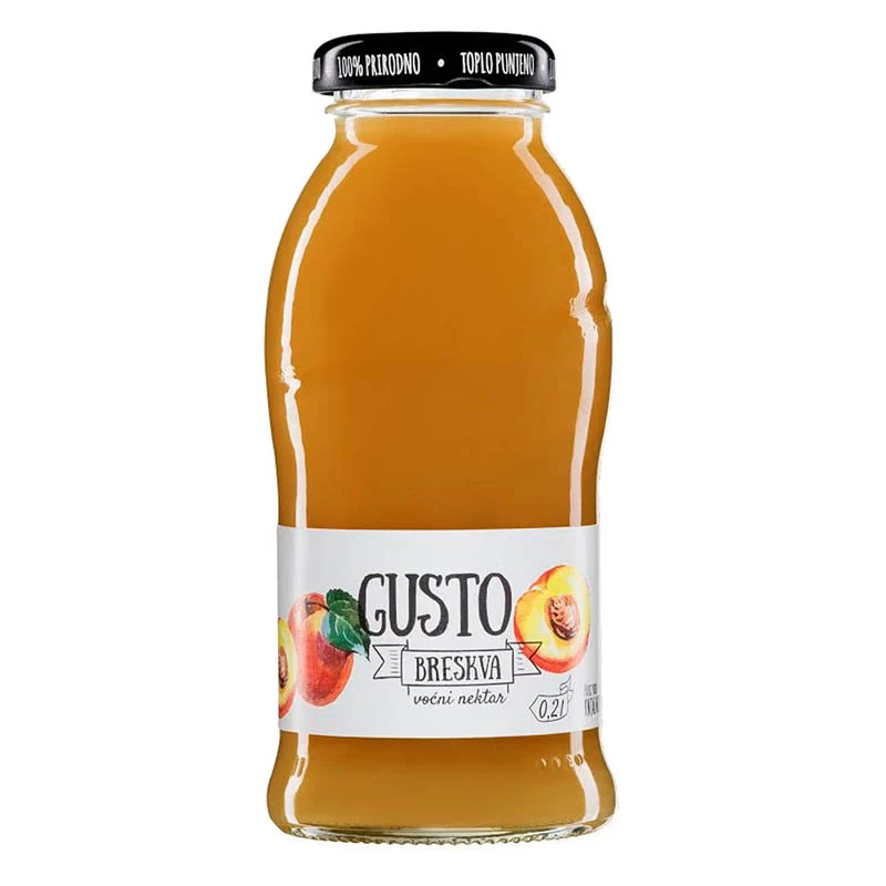 Knjaz Miloš Gusto Breskva 0.2L u staklenoj flašici u paketu od 24 komada