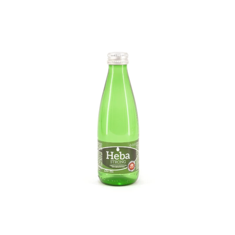 Heba Strong Gazirana Voda 0.25L u staklenoj flašici - paket od 12 flašica