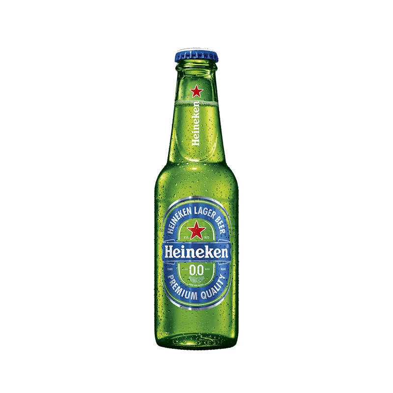 Heineken 0.0% Bezalkoholno Pivo 0.25L u staklenoj flašici u pakovanju od 24 komada