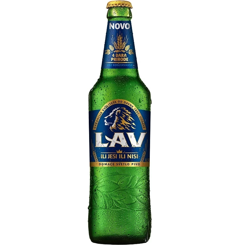 Lav Pivo 0.5L Povratna Ambalaža u paketu od 20 flaša