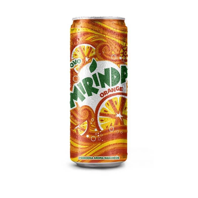 Mirinda 0.33L u limenci u paketu od 24 komada