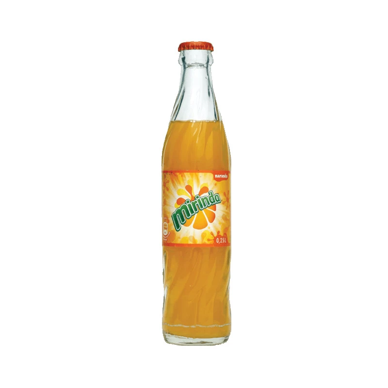 Mirinda Pomorandža 0.25L u nepovratnoj staklenoj flašici - 24 komada