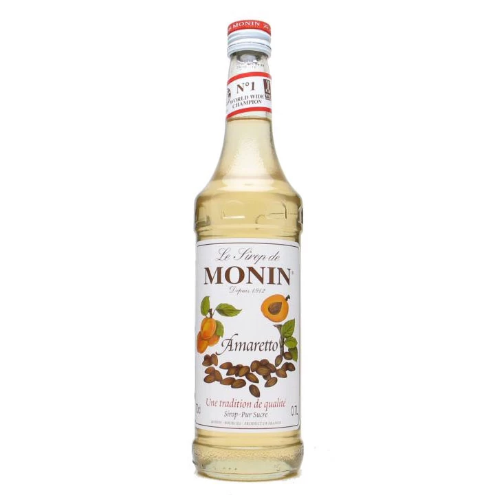 Le Sirop De Monin Amaretto Sirup 0.7L