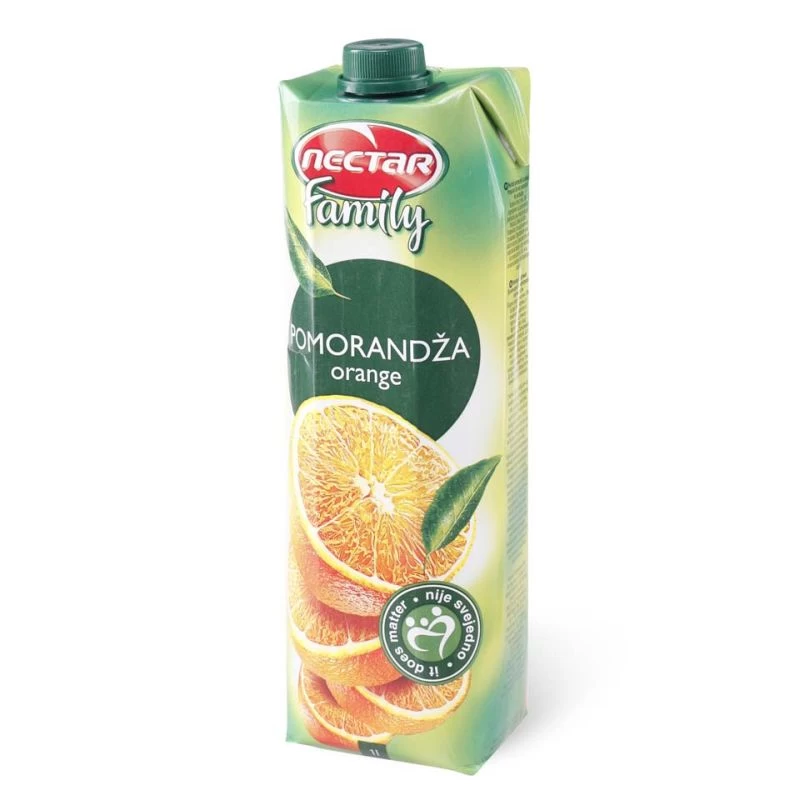 Nectar Family Pomorandža 1L u Tetrapaku u pakovanju od 12 komada