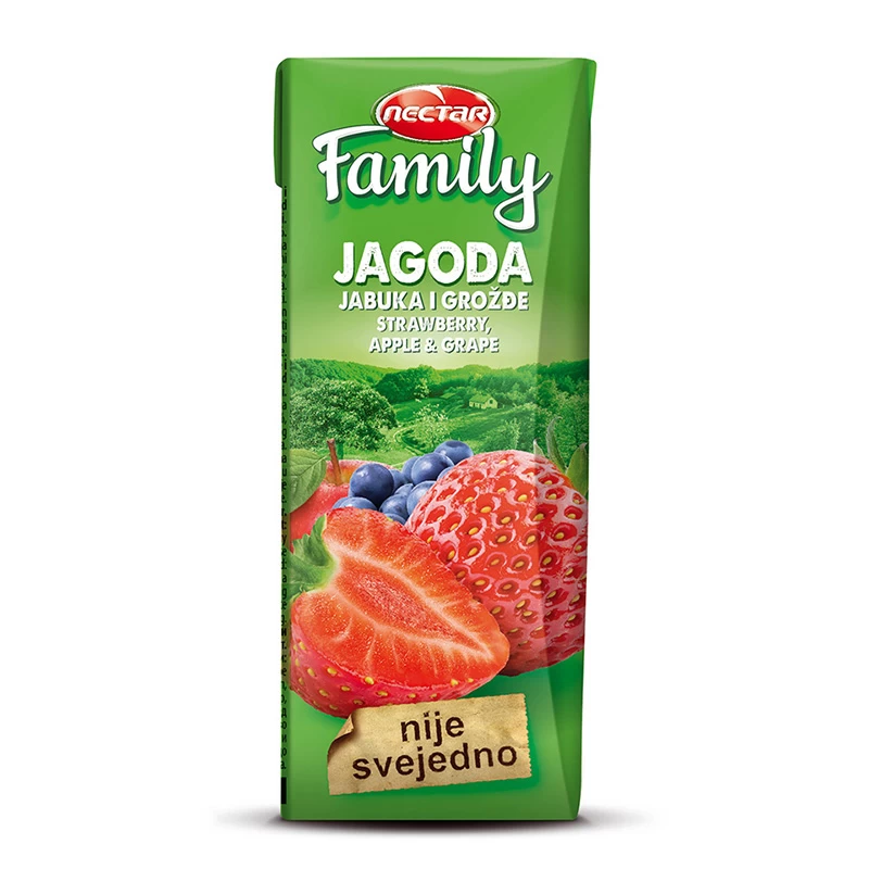 Nectar Kids Jagoda 0.2L - paket 24 komada