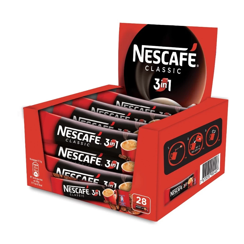 Instant Kafa Nescafe Classic Stick 3in1 17.5g u paketu od 28 kesica