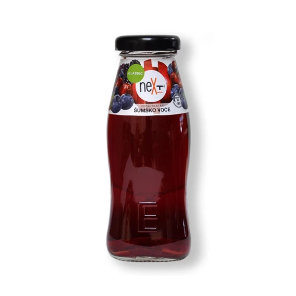 Next Classic Šumsko Voće (Jabuka, Aronija, Borovnica) 0.2L u staklenoj flašici u paketu od 24 komada