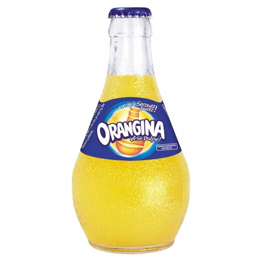 Orangina Narandža sa pulpom Sok 0.25L Staklena flašica u paketu od 20 komada