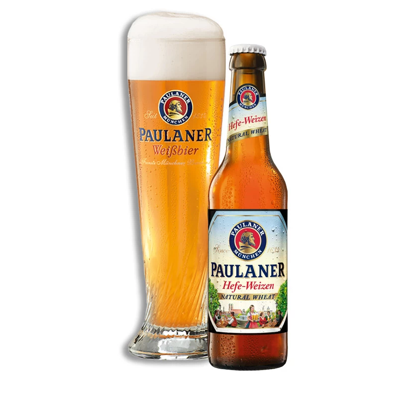 Paulaner Pšenično Mutno Pivo 0.33l u staklenoj flašici u paketu od 24 flaša