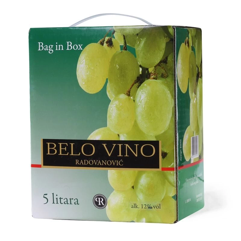 Radovanović Belo Vino 5L kutija