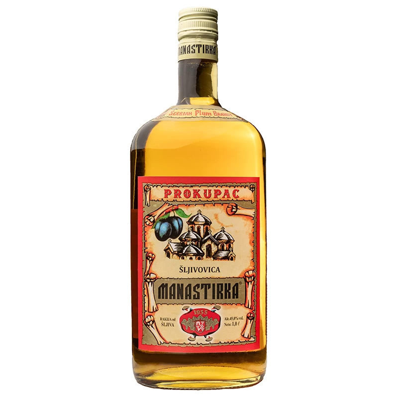 Rakija Manastirka Šljivovica Prepečnica Prokupac 1L