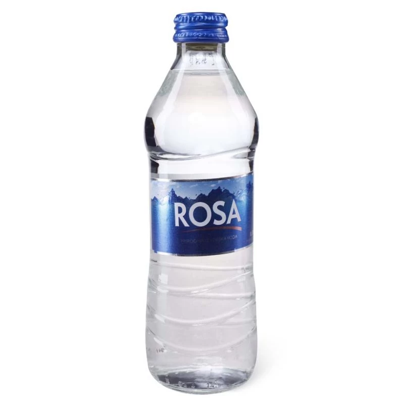 Rosa Prirodna Izvorska Voda Negazirana 0.33L u staklenoj flašici u paketu od 24 komada