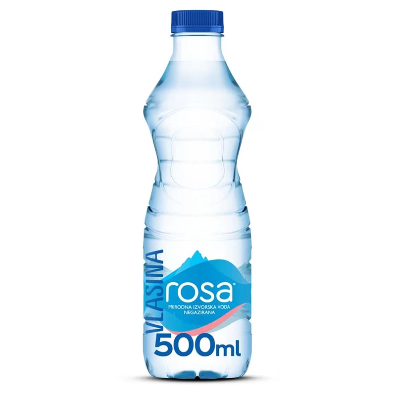 Rosa Negazirana Voda 0.5L Pvc ambalaža u paketu od 24 kom