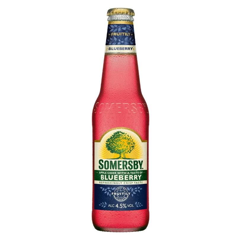 Somersby Cider Borovnica 0.33L u staklenoj flašici - paket od 24 komada