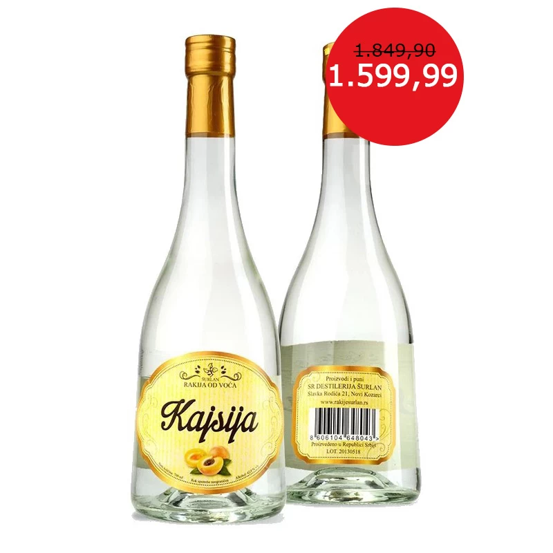 Šurlan Rakija Kajsija 0.7L