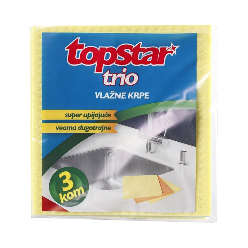 Top Star Trio Krpa Trulex Vlažne Krpe 3/1 