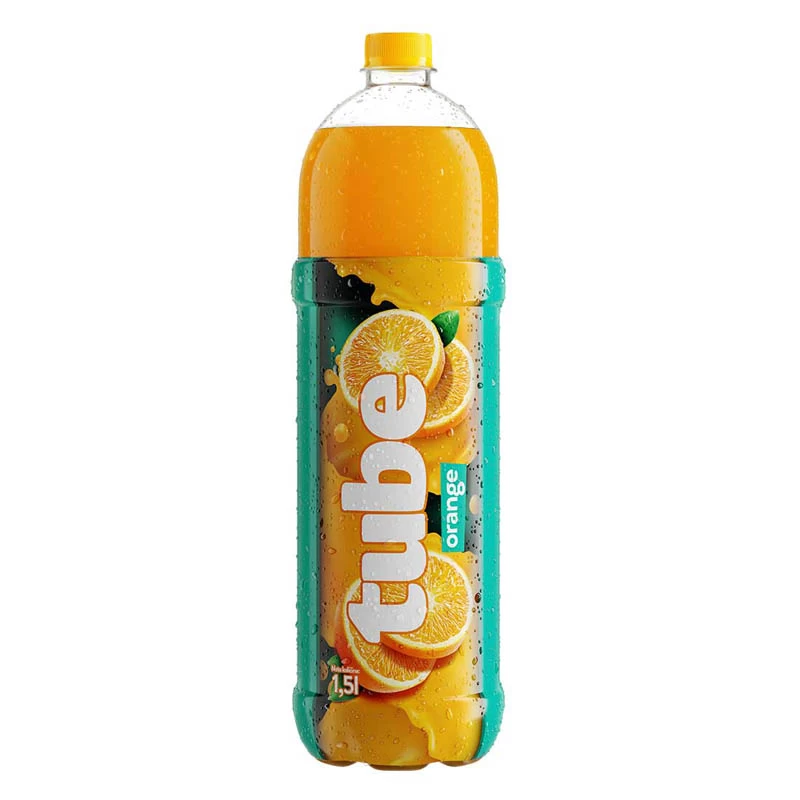 Sok Tube Orange 1.5L u PVC ambalaži u pakovanju od 6 komada