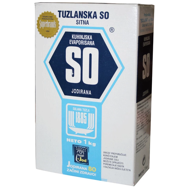 Kuhinjska Tuzlanska Sitna So 1kg