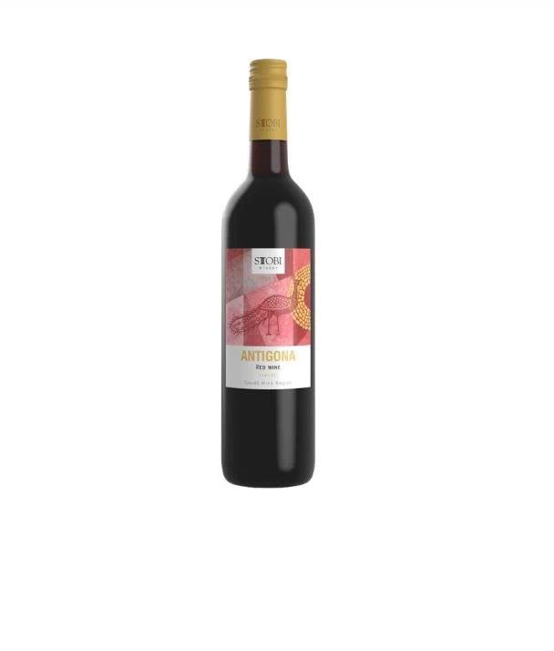 Antigona Stobi Kvalitetno Polusuvo Crveno Vino 0.75L