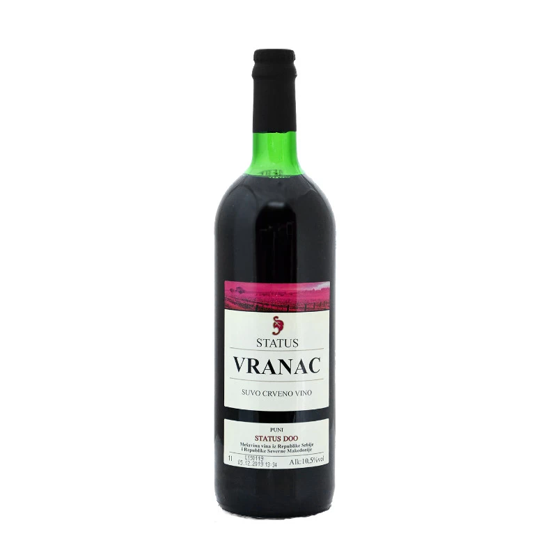 Vino Vranac Vinarija Status 1L