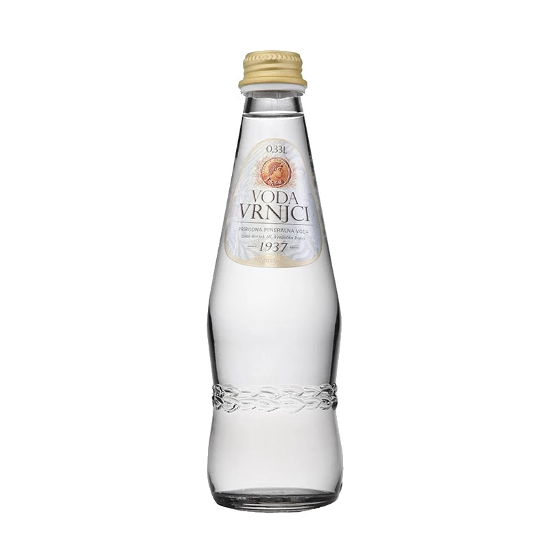 Voda Vrnjci - Prirodna Mineralna Voda - Negazirana 0.33L u staklenoj flašici u paketu od 12 komada