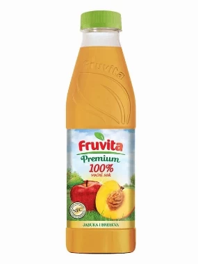 Fruvita Jabuka, Breskva Sok 100% 0.75L- paket od 6