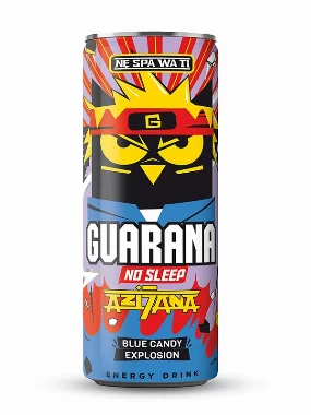 Guarana Azijana Blue Candy 0.25L - paket 12 komada