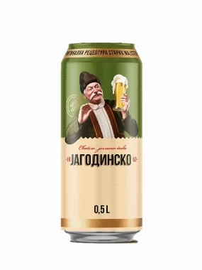 Jagodinsko Pivo 0.5L paket 24 limenke