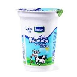Kiselo Mleko Moja Kravica 2,8%mm 180g u paketu od 6 komada
