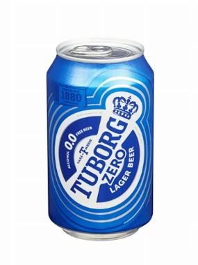 Tuborg 0% 0.33L u paketu od 12 komada