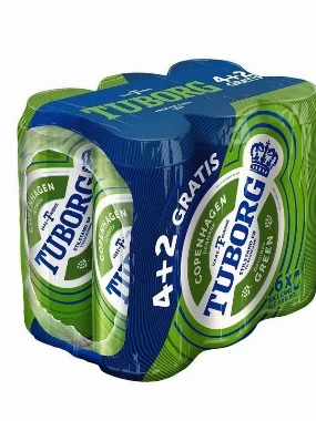 Tuborg Pivo 50cl 4+2