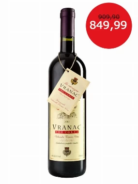 Vranac Pro Corde Vino Plantaže 0.75L