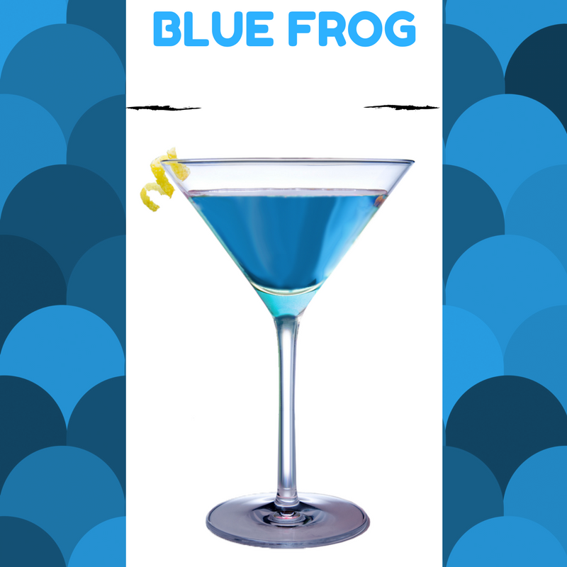 Kako se pravi koktel plava zaba - blue frog